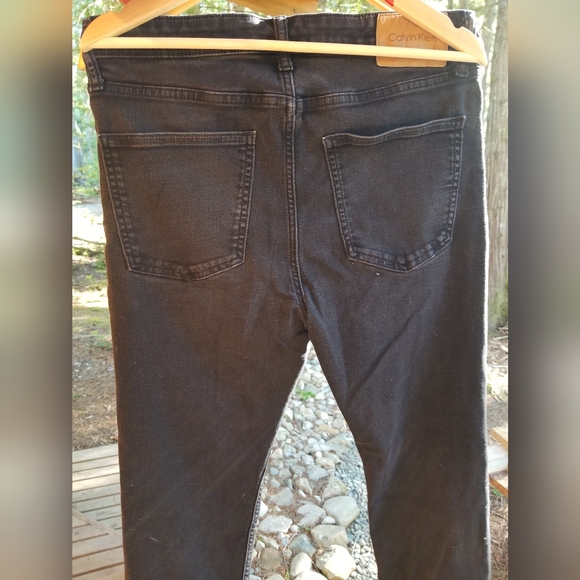 Skinny Jean's Calvin Klein Womans Pants w34 x l32 Black Bangladesh 81kc736 - Picture 1 of 16
